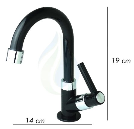 TORNEIRA ABS 1198 C-66 PRETA